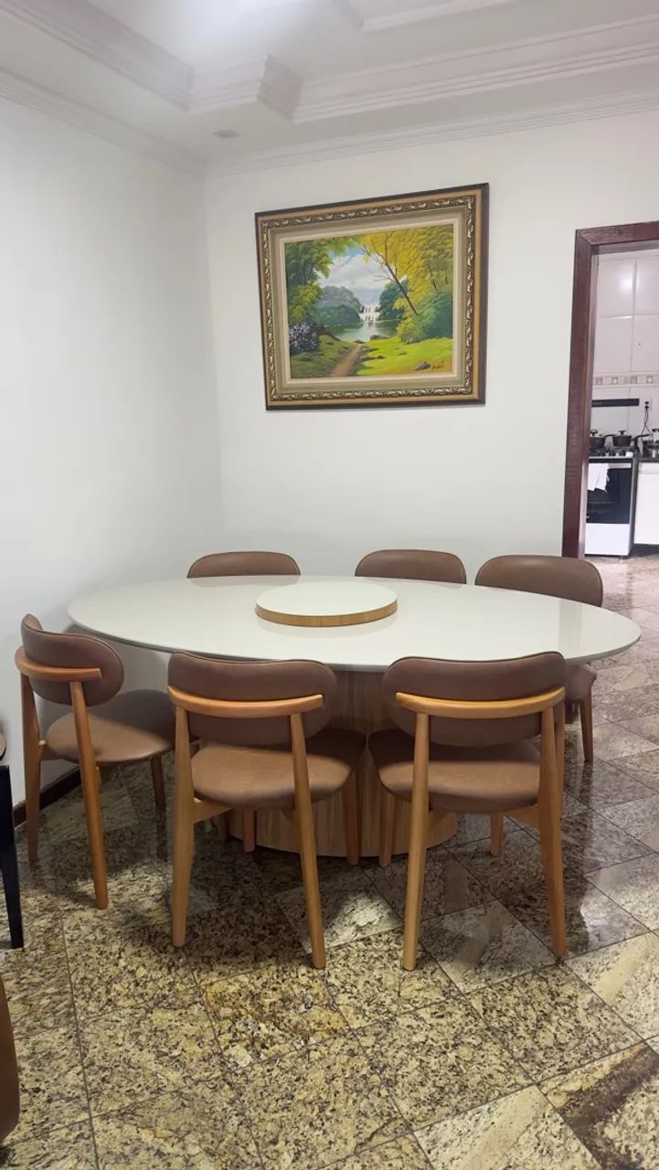 Mesa oval Laqueada  - Foto 3