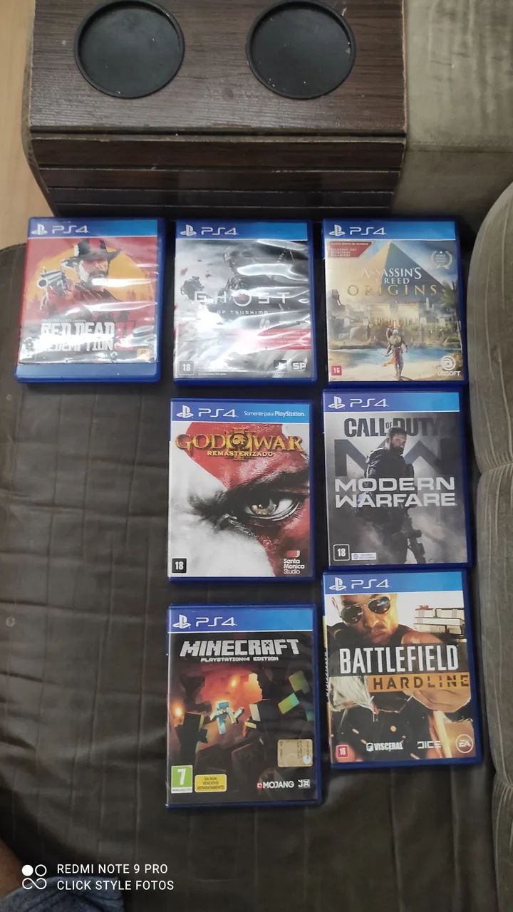 Jogos PS4 a partir de 50 reais.