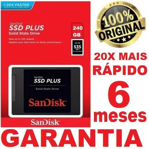 Garantia 6 Meses* 240gb Lacrado 530 Mb/s G26 Sata 3 Hd Ssd Sandisk Plus