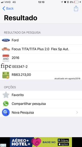 Focus titanium hatch 2016 c/44.000km automático. léo careta veículos - Foto 19