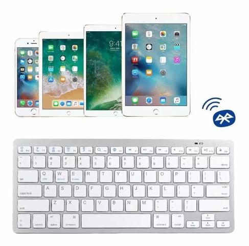Mini Teclado Sem Fio Bluetooth Wireless Pc Tablet - Foto 2