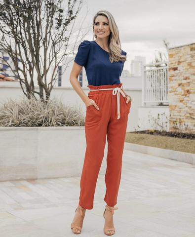 Calça com cinto - Foto 2