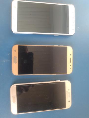 Vendo j7 normal 320 reais um J5 pró 32 gigas 350 A5 64 gigas 450