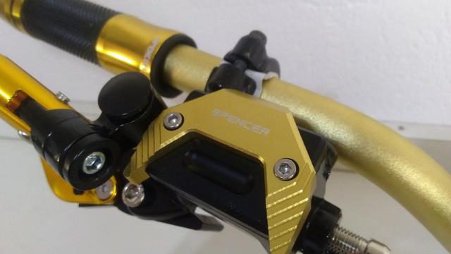 Kit Gold Special, Black, Red, Blue honda Del rey , Prata niquelado - Foto 3