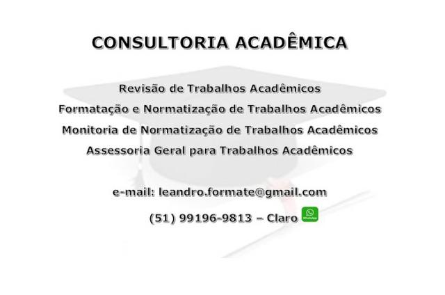 TCC - Formatação e Revisão