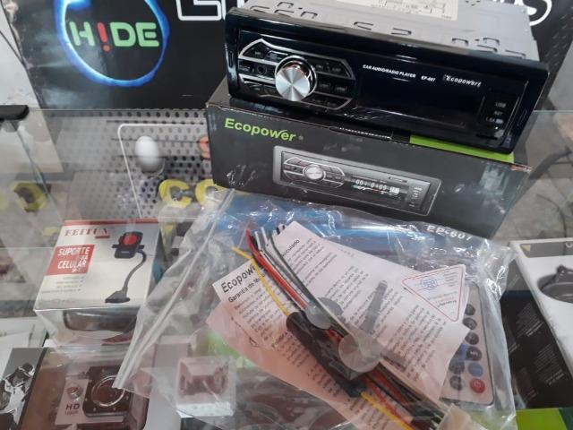 Promoção (entrega grátis) Som Bluetooth e pendrive para carro O menor preço de CG - Foto 2