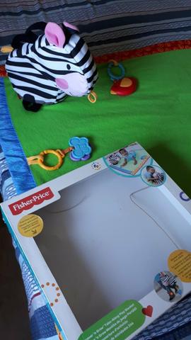 Cobertor de Atividades Zebra Fisher Price - Foto 2