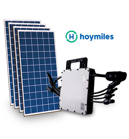 Kit micro inversor Hoymiles 1200w com painéis - Foto 3