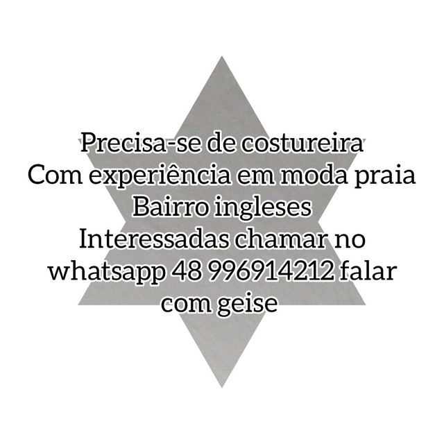 Costureira pro bairro ongleses