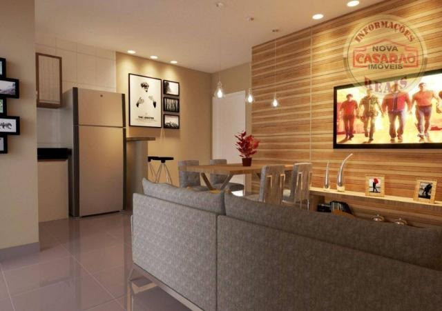Apartamento com 1 dormitório à venda, 46 m² por R$ 232.000 - Vila Caiçara - Praia Grande - Foto 18
