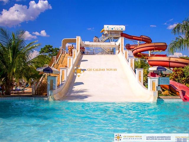 Venha para Caldas Novas Hotel com Parque Aquatico Flats Completo Hospedagem Temporada