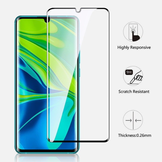 Kit Película 9D Vidro Temperado para Xiaomi Mi 9 Lite / Mi A3 Lite - Foto 2