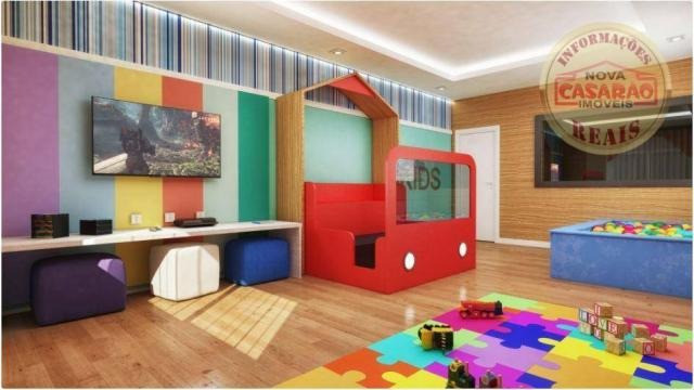 Apartamento com 2 dormitórios à venda, 77 m² por R$ 419.958 - Maracanã - Praia Grande - Foto 11