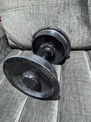Par de halteres 10 kg cada - Foto 2