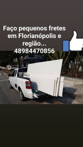 Faço pequenos fretes em Florianópolis e região e socorro de motos 