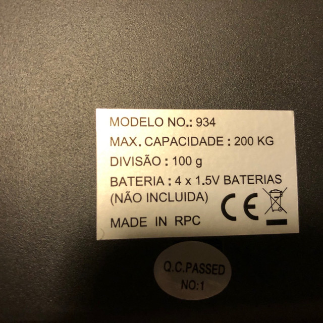 Balanca Digital 200kg Wireless Vidro 934 - Foto 2