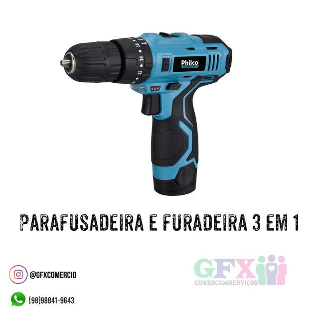 Parafusadeira e furadeira