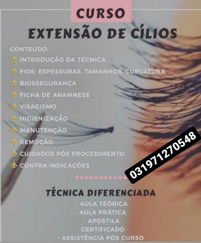 Curso de alongamento de Cílios - Foto 2