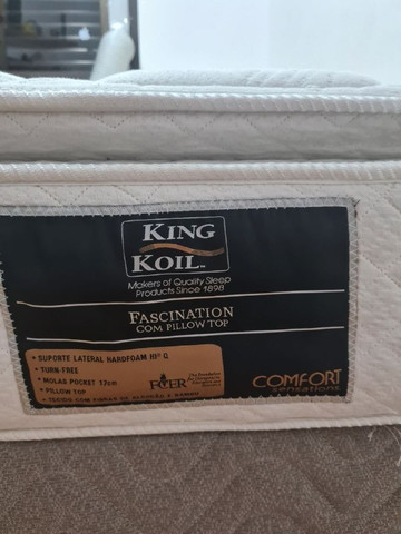 Cama Box com Colchão King Koil Viúva - 110cm X 198cm x 17cm - Foto 2