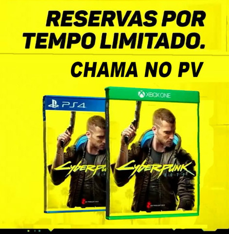 Pré Venda Cyberpunk 2077 PS4 e Xbox One