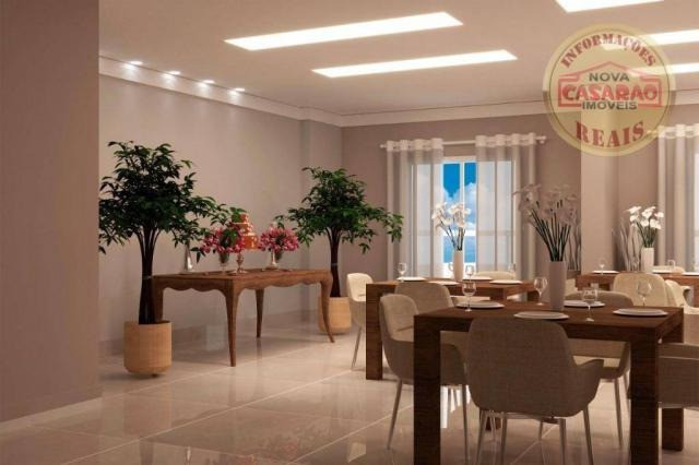 Apartamento com 1 dormitório à venda, 46 m² por R$ 232.000 - Vila Caiçara - Praia Grande - Foto 9