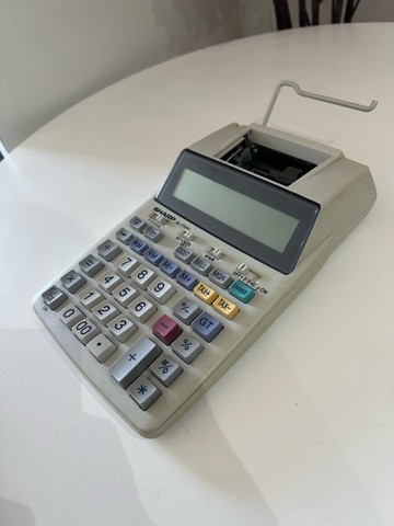 Calculadora de fita / térmica / mesa SHARP EL 1750