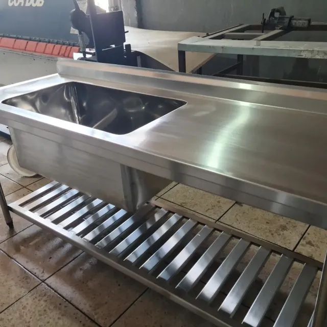 Bancada inox indústrial  - Foto 2