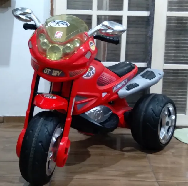 Mini Moto Elétrica Infantil Super Moto GT - 2 Marchas 12V Bandeirante