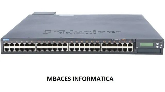 03 Switch De Rede Juniper Networks EX4200-48P Poe C defeito 
