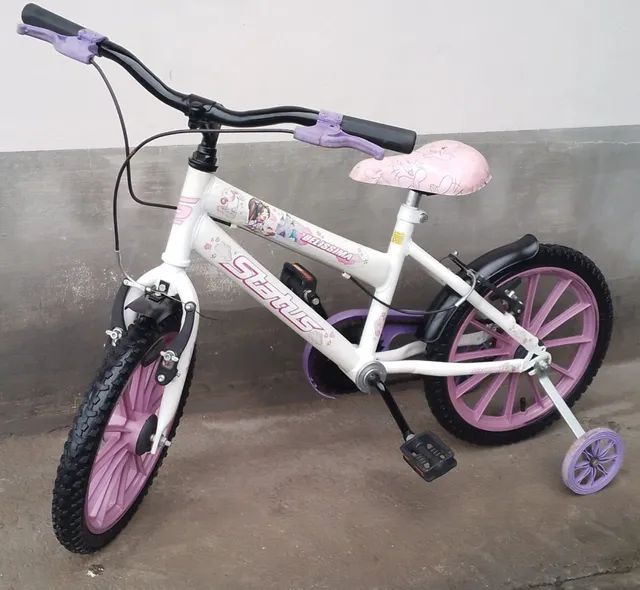 Bicicleta Infantil Free Action Aro 16 Kiss - Rosa