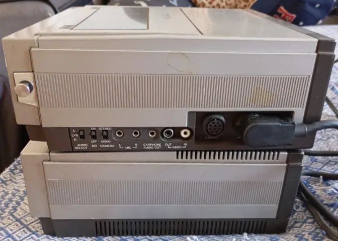 ( Leia ) Vídeo Cassete Portátil Panasonic PV-6000 + Receiver + Bolsa - Foto 4