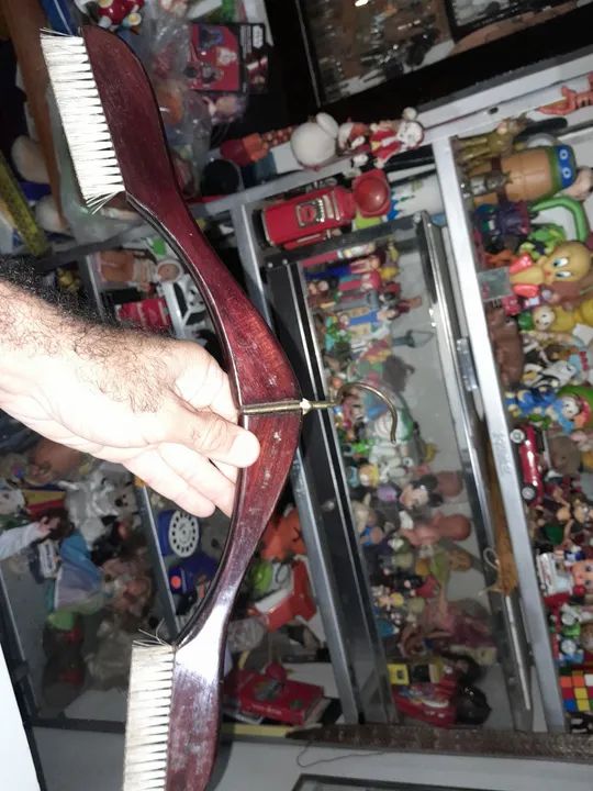 Cabide de madeira antigo - Foto 5