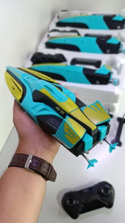 Lancha de Controle Remoto velocidade máxima 30km - Foto 2