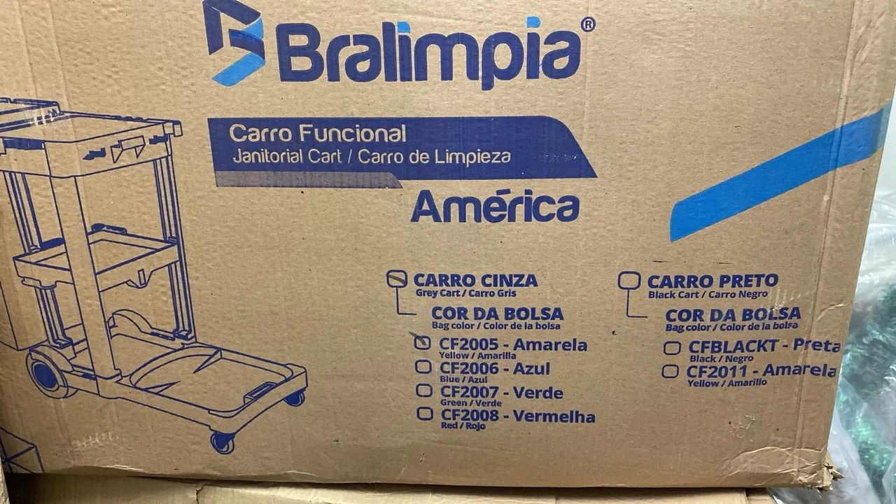 Carrinho de Limpeza comercial Bralimpia América - Foto 2