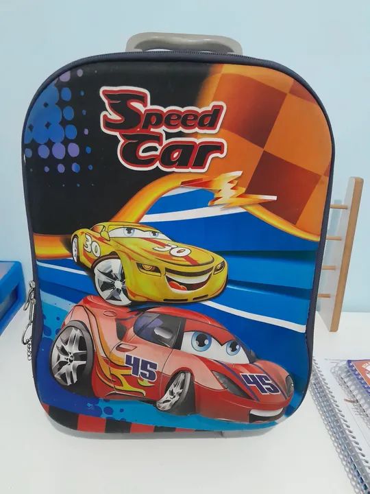 Mochila Infantil Carrinho Speed Car - Foto 2