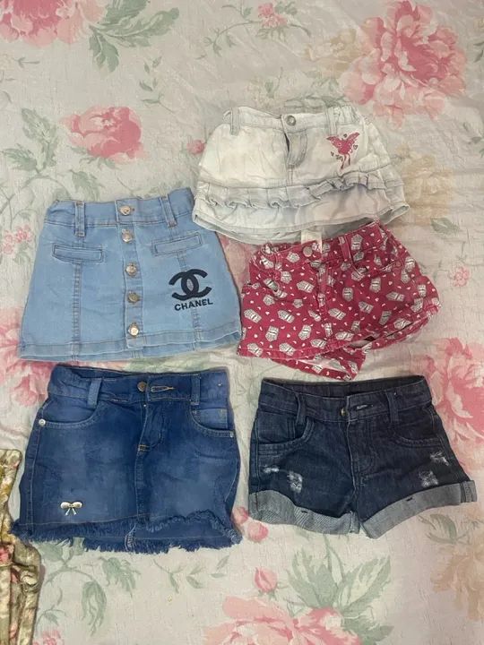 Lote jeans infantil tamanho 4