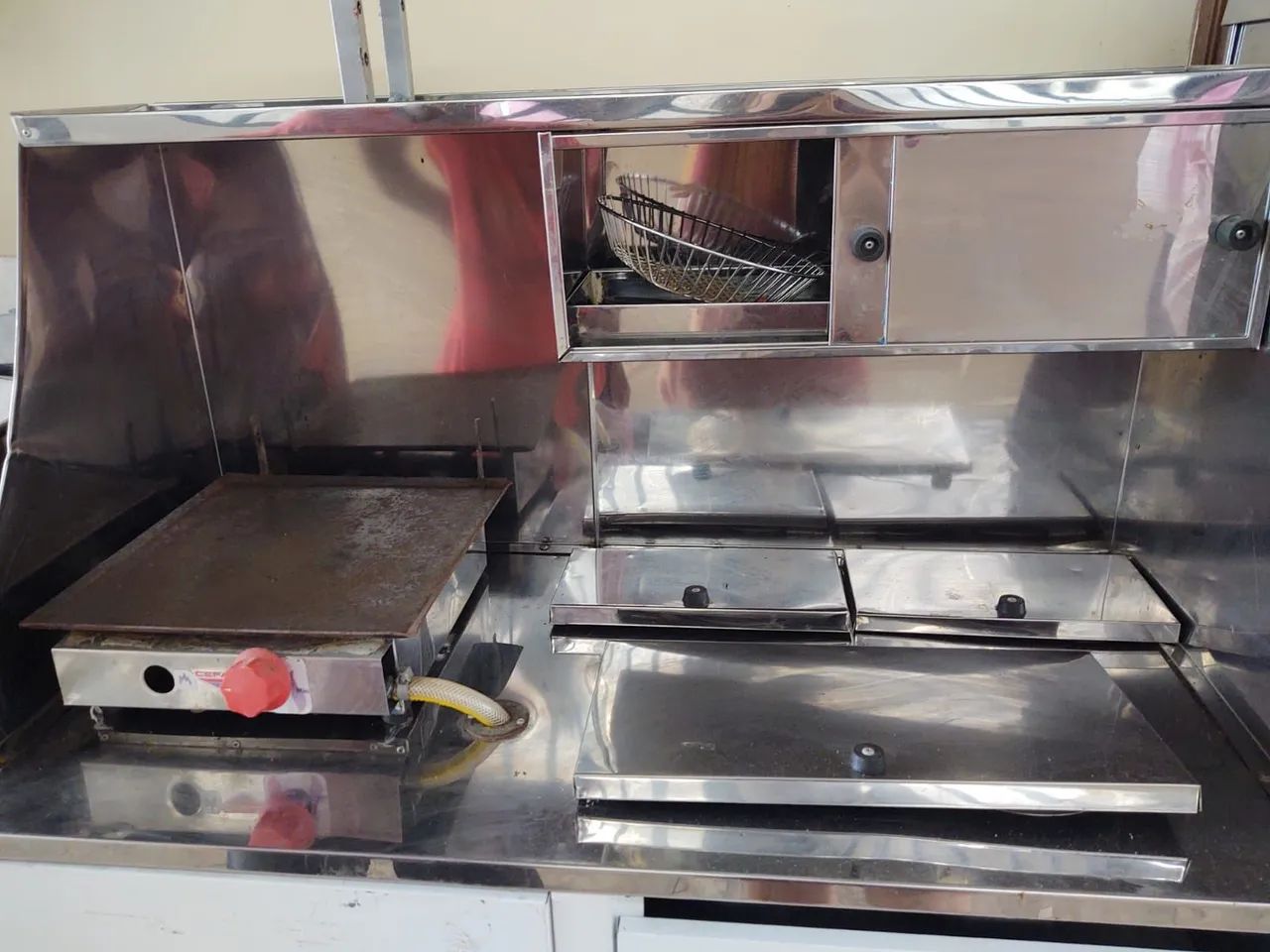 Carrinho ambulante 5 em 1: salgados em geral, lanches, hot dog, churrasco e batata frita - Foto 2