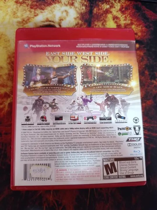 Mídia Física Saints Row 2 Original PlayStation 3 Ps3 -Promoção - Foto 4