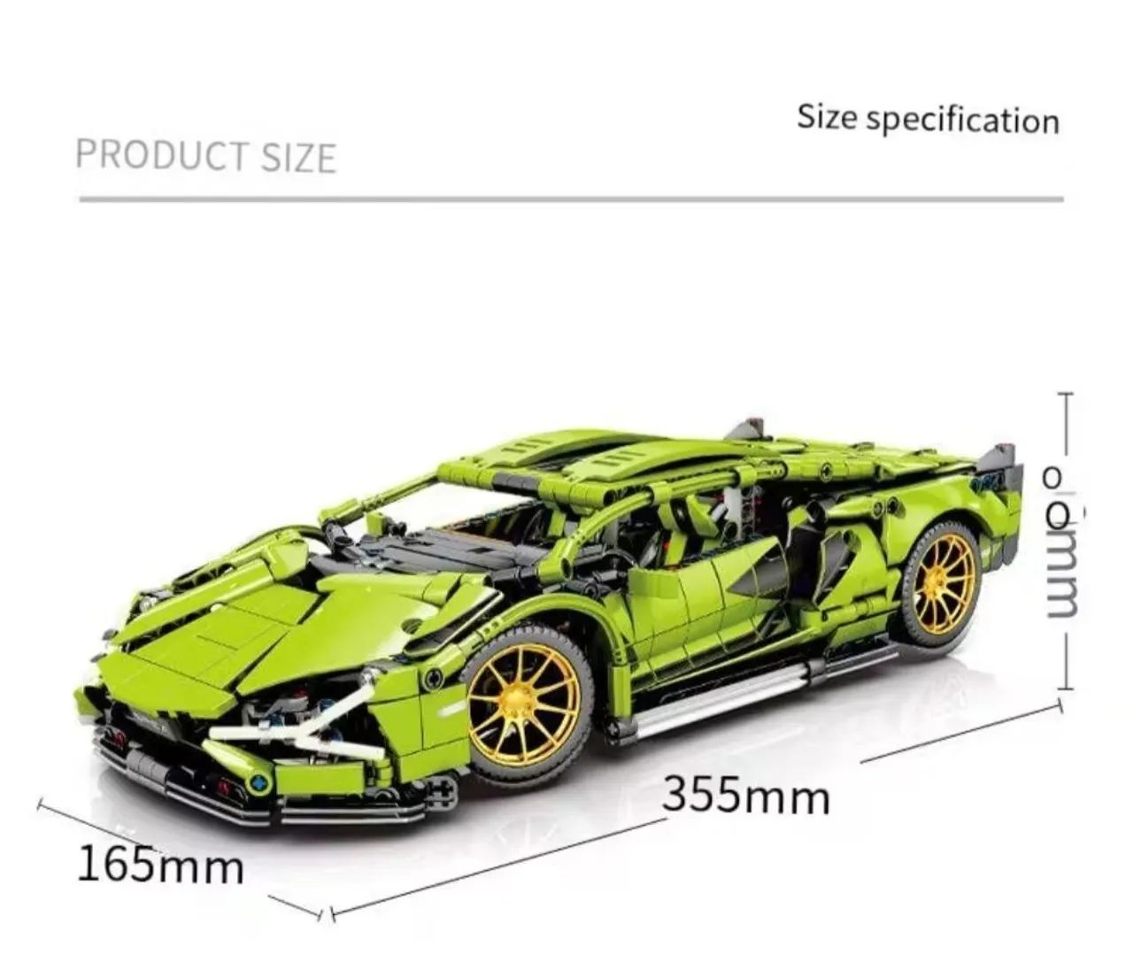 Lamborghini Sian - Brinquedo de Montar - Lego Technic - Foto 3