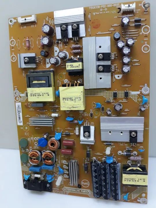 Placa de fonte tv Philips. 47pfg6809/78 usada porém Boa.  - Foto 2