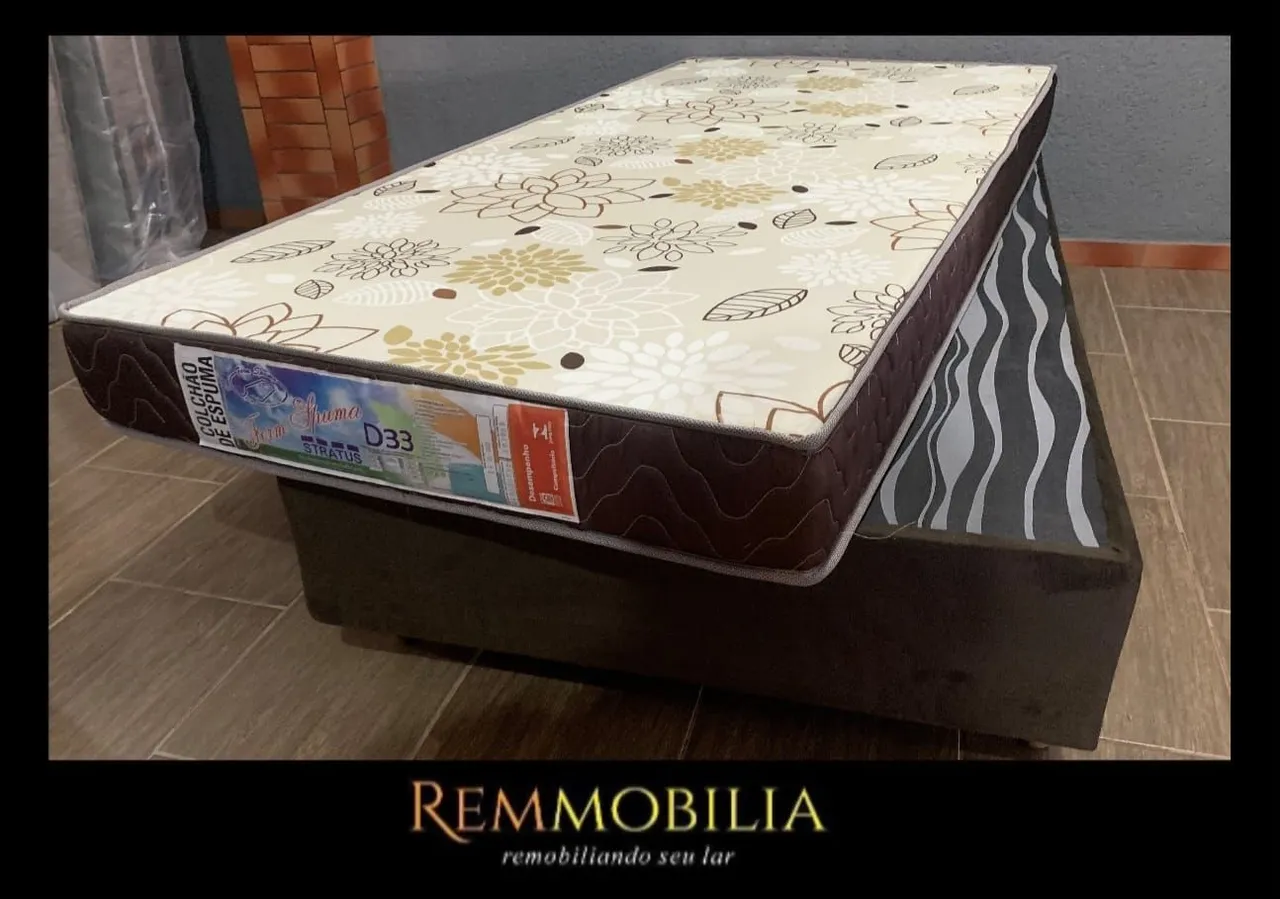 CAMA BOX SOLTEIRO NOVO - ENTREGAMOS