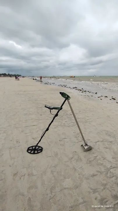 Achar aliança na praia de Japaratinga, Detectorista