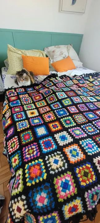 Colcha da vovó croche - Foto 3