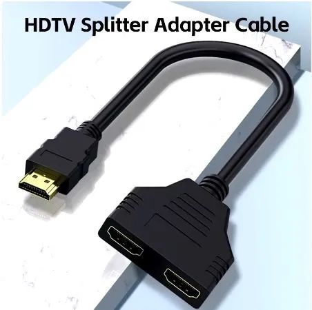 Cabo HDMI duplo 2 em 1