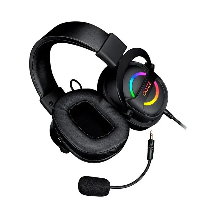 Fone De Ouvido Headset Gamer RGB Antares Scorpion Dazz Cor Preto