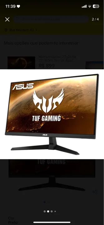 MONITOR ASUS TUF 27. IPS 280hz DISPLAYPORT - Foto 2