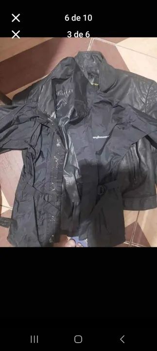 Calças jaquetas de trabalho preta - Foto 4