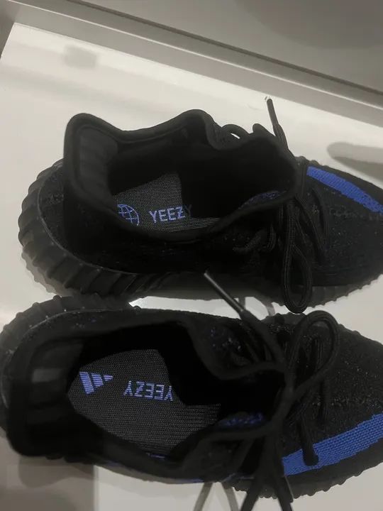 Tênis Adidas Yeezy Boost 350 "Dazzling Blue" TAM36 - Foto 5