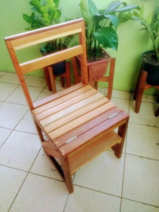 Cadeira escada 2em1  - Foto 3