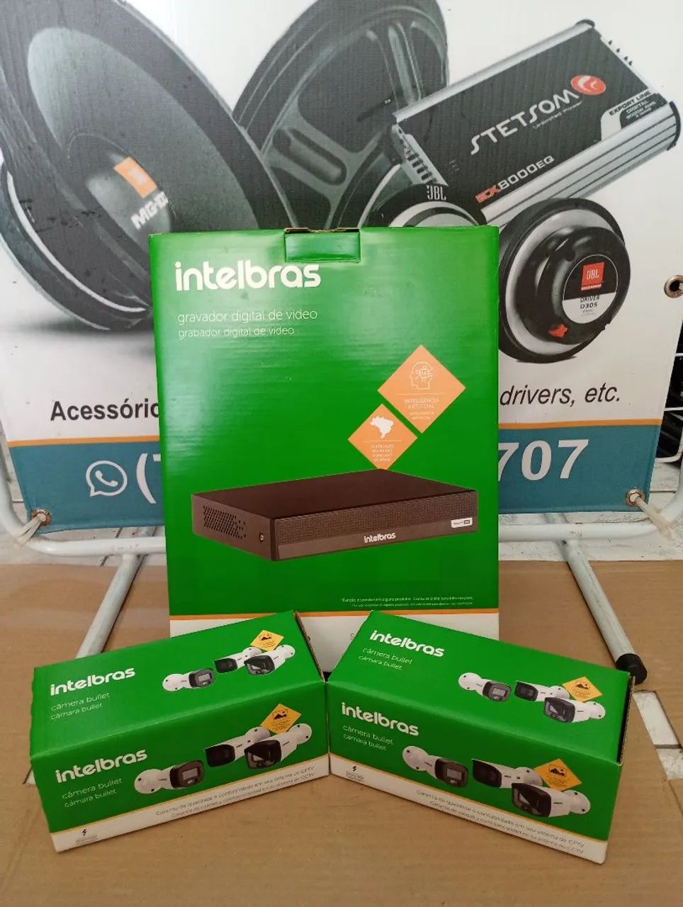 Kit duas câmeras completo Intelbras 